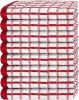 Premium Dish Towels for Kitchen with Hanging Loop 8 Pack Heavy Duty Absorbent 100% Cotton 410 GSM Terry Kitchen Towels 16x26 inch Red Color